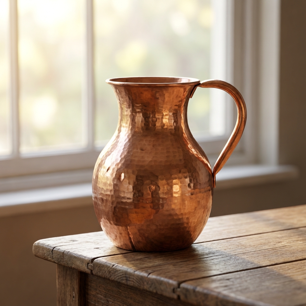 Copper Water Pitcher