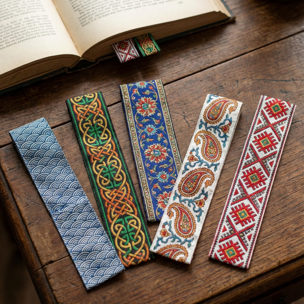 Silk Ribbon Bookmark Set