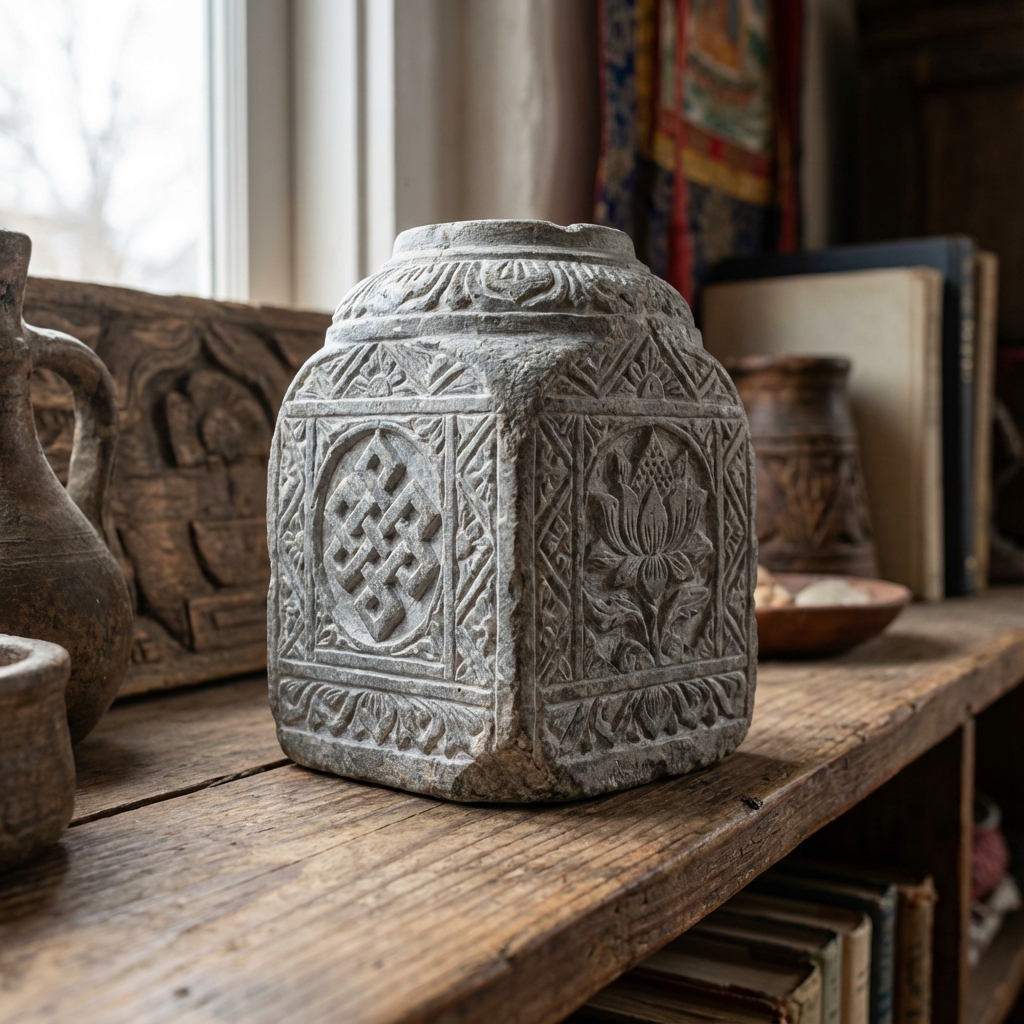 Stone Carved Decorative Ornament